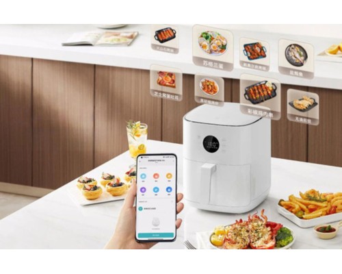 Мультипіч (аерофритюрниця) Mijia Smart Air Fryer 4,5L + (перехідник на EU розетку) (MAF06) Мультипіч (аерофритюрниця) Mijia Smart Air Fryer 4,5L + (перехідник на EU розетку) (MAF06)