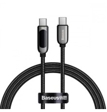Кабель Baseus Display Fast Charging Data Cable Type-C to Type-C 100W 1m Black (CATSK-B01)