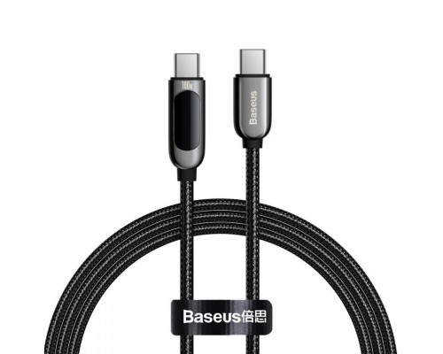 Кабель Baseus Display Fast Charging Data Cable Type-C to Type-C 100W 1m Black (CATSK-B01) Кабель Baseus Display Fast Charging Data Cable Type-C to Type-C 100W 1m Black (CATSK-B01)