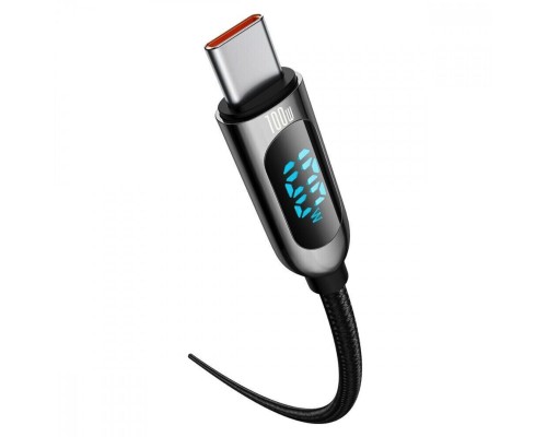 Кабель Baseus Display Fast Charging Data Cable Type-C to Type-C 100W 1m Black (CATSK-B01) Кабель Baseus Display Fast Charging Data Cable Type-C to Type-C 100W 1m Black (CATSK-B01)