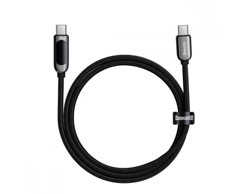 Кабель Baseus Display Fast Charging Data Cable Type-C to Type-C 100W 1m Black (CATSK-B01) Кабель Baseus Display Fast Charging Data Cable Type-C to Type-C 100W 1m Black (CATSK-B01)