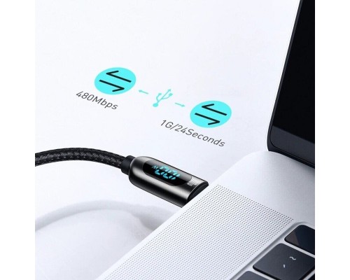 Кабель Baseus Display Fast Charging Data Cable Type-C to Type-C 100W 1m Black (CATSK-B01) Кабель Baseus Display Fast Charging Data Cable Type-C to Type-C 100W 1m Black (CATSK-B01)