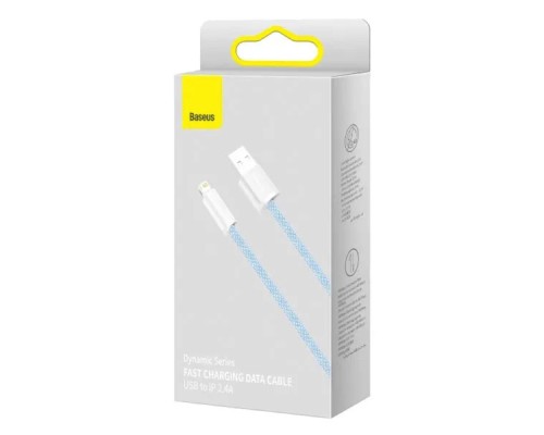 Кабель Baseus Dynamic Series Fast Charging Data Cable USB to iP 2.4A 1m Blue (CALD000403) Кабель Baseus Dynamic Series Fast Charging Data Cable USB to iP 2.4A 1m Blue (CALD000403)