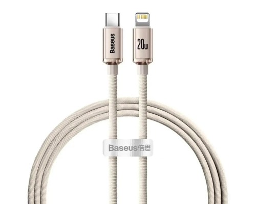 Кабель Baseus Crystal Shine Series Fast Charging Data Cable Type-C to iP 20W 1.2m Pink (CAJY001304) Кабель Baseus Crystal Shine Series Fast Charging Data Cable Type-C to iP 20W 1.2m Pink (CAJY001304)