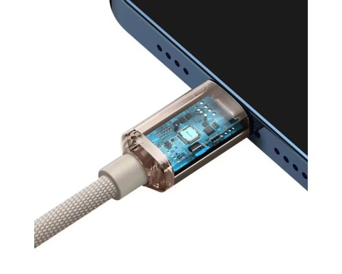 Кабель Baseus Crystal Shine Series Fast Charging Data Cable Type-C to iP 20W 1.2m Pink (CAJY001304) Кабель Baseus Crystal Shine Series Fast Charging Data Cable Type-C to iP 20W 1.2m Pink (CAJY001304)