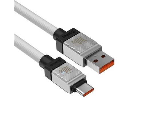 Кабель Baseus CoolPlay Series Fast Charging Cable USB to Type-C 100W 2m White (CAKW000702) Кабель Baseus CoolPlay Series Fast Charging Cable USB to Type-C 100W 2m White (CAKW000702)