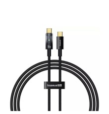 Кабель Baseus Explorer Charging Cable USB-C to USB-C 100W with Auto Shutdown  1m Cluster Black (P10319703111-00)