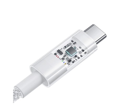 Кабель Baseus Gem Fast-Charging Data Cable USB to USB-C 100W 1m Moon White (P10373002211-00) Кабель Baseus Gem Fast-Charging Data Cable USB to USB-C 100W 1m Moon White (P10373002211-00)