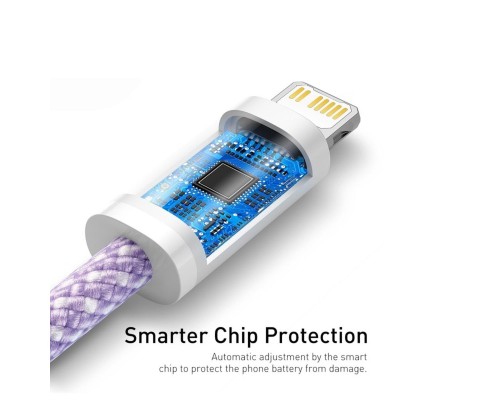 Кабель Baseus Dynamic 2 Series Fast Charging Data Cable Type-C to iP 20W 1m Purple (CALD040205) Кабель Baseus Dynamic 2 Series Fast Charging Data Cable Type-C to iP 20W 1m Purple (CALD040205)