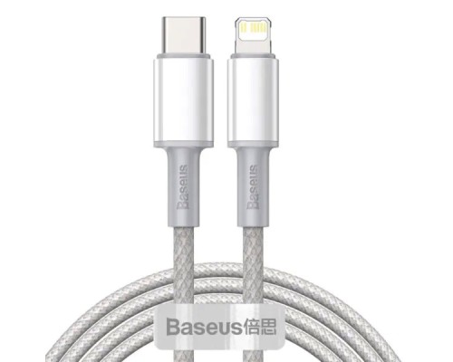 Кабель Baseus High Density Braided Fast Charging Data Cable Type-C to iP PD 20W 2m White (CATLGD-A02) Кабель Baseus High Density Braided Fast Charging Data Cable Type-C to iP PD 20W 2m White (CATLGD-A02)