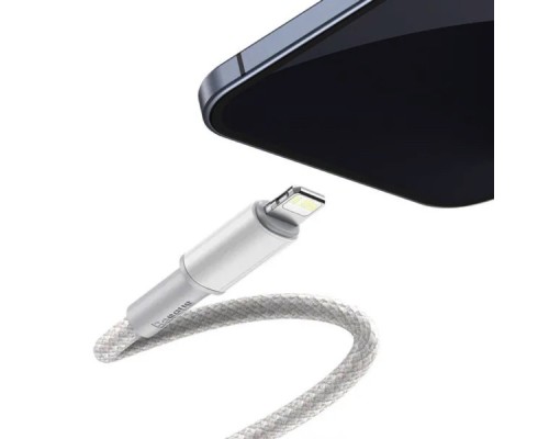 Кабель Baseus High Density Braided Fast Charging Data Cable Type-C to iP PD 20W 2m White (CATLGD-A02) Кабель Baseus High Density Braided Fast Charging Data Cable Type-C to iP PD 20W 2m White (CATLGD-A02)
