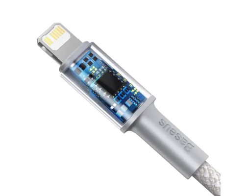 Кабель Baseus High Density Braided Fast Charging Data Cable Type-C to iP PD 20W 2m White (CATLGD-A02) Кабель Baseus High Density Braided Fast Charging Data Cable Type-C to iP PD 20W 2m White (CATLGD-A02)