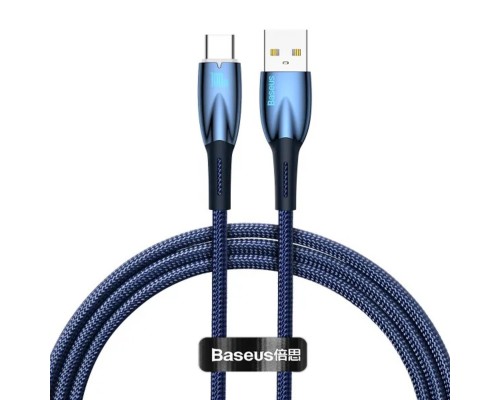 Кабель Baseus Glimmer Series Fast Charging Data Cable USB to Type-C 100W 2m Blue (CADH000503) Кабель Baseus Glimmer Series Fast Charging Data Cable USB to Type-C 100W 2m Blue (CADH000503)