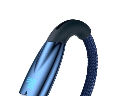 Кабель Baseus Glimmer Series Fast Charging Data Cable USB to Type-C 100W 2m Blue (CADH000503) Кабель Baseus Glimmer Series Fast Charging Data Cable USB to Type-C 100W 2m Blue (CADH000503)