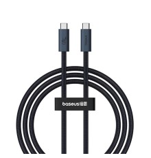 Кабель Baseus Flash 2 USB4 Full-Featured Charging Cable USB-C to USB-C 240W 5.9ft Cluster Black (P10311803112-00)