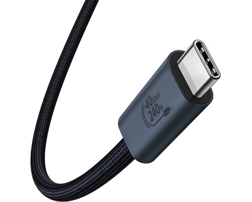 Кабель Baseus Flash 2 USB4 Full-Featured Charging Cable USB-C to USB-C 240W 5.9ft Cluster Black (P10311803112-00) Кабель Baseus Flash 2 USB4 Full-Featured Charging Cable USB-C to USB-C 240W 5.9ft Cluster Black (P10311803112-00)