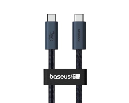 Кабель Baseus Flash 2 USB4 Full-Featured Charging Cable USB-C to USB-C 240W 5.9ft Cluster Black (P10311803112-00) Кабель Baseus Flash 2 USB4 Full-Featured Charging Cable USB-C to USB-C 240W 5.9ft Cluster Black (P10311803112-00)