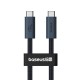Кабель Baseus Flash 2 USB4 Full-Featured Charging Cable USB-C to USB-C 240W 5.9ft Cluster Black (P10311803112-00)