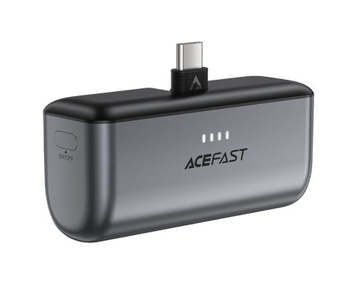 Зовнішній акумулятор ACEFAST M9-5000 PD20W capsule power bank Black (6974316283201) Зовнішній акумулятор ACEFAST M9-5000 PD20W capsule power bank Black (6974316283201)