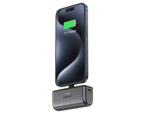 Зовнішній акумулятор ACEFAST M9-5000 PD20W capsule power bank Black (6974316283201) Зовнішній акумулятор ACEFAST M9-5000 PD20W capsule power bank Black (6974316283201)