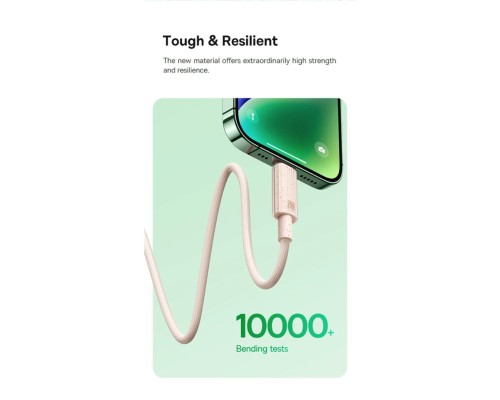 Кабель Baseus Habitat Series Fast Charging Cable Type-C to iP 20W 2m Wheat Pink (P10360201421-01) Кабель Baseus Habitat Series Fast Charging Cable Type-C to iP 20W 2m Wheat Pink (P10360201421-01)