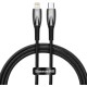 Кабель Baseus Glimmer Series Fast Charging Data Cable Type-C to iP 20W 1m Black (CADH000001)