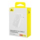 Зовнішній акумулятор Baseus Magnetic Mini Wireless Fast Charge Power Bank Type-C Edition 10000mAh 30W Stellar White (P1002210B223-00)