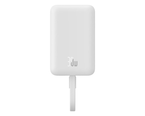 Зовнішній акумулятор Baseus Magnetic Mini Wireless Fast Charge Power Bank Type-C Edition 10000mAh 30W Stellar White (P1002210B223-00) Зовнішній акумулятор Baseus Magnetic Mini Wireless Fast Charge Power Bank Type-C Edition 10000mAh 30W Stellar White (P1002210B223-00)