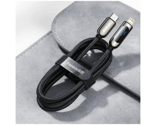 Кабель Baseus Display Fast Charging Data Cable Type-C to IP 20W 1m Black (CATLSK-01) Кабель Baseus Display Fast Charging Data Cable Type-C to IP 20W 1m Black (CATLSK-01)