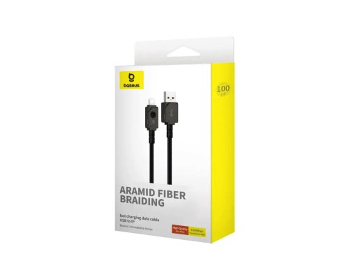 Кабель Baseus Unbreakable Series Fast Charging Data Cable USB to iP 2.4A 1m Cluster Black (P10355802111-00) Кабель Baseus Unbreakable Series Fast Charging Data Cable USB to iP 2.4A 1m Cluster Black (P10355802111-00)