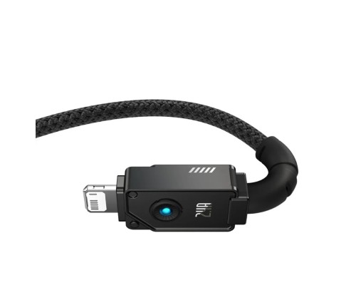 Кабель Baseus Unbreakable Series Fast Charging Data Cable USB to iP 2.4A 1m Cluster Black (P10355802111-00) Кабель Baseus Unbreakable Series Fast Charging Data Cable USB to iP 2.4A 1m Cluster Black (P10355802111-00)