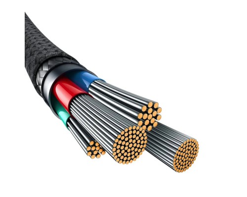 Кабель Baseus Unbreakable Series Fast Charging Data Cable USB to iP 2.4A 1m Cluster Black (P10355802111-00) Кабель Baseus Unbreakable Series Fast Charging Data Cable USB to iP 2.4A 1m Cluster Black (P10355802111-00)