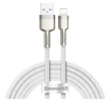 Кабель Baseus Cafule Series Metal Data Cable USB to IP 2.4A 1m White (CALJK-A02)