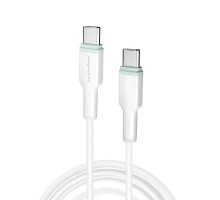 Кабель WUW-X205 Type-C to Type-C 65W 1m white (WUW-X205TCTC)