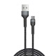 Кабель WUW-X192 USB Type-C 2.4A 2m black (WUW-X192TC)