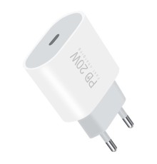 Мережевий зарядний пристрій WUW-C178 1Type-C PD20W  white (WUW-C178)