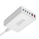 Мережевий зарядний пристрій WUW-C214 Gan 200W white (WUW-C214)