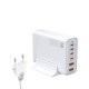Мережевий зарядний пристрій WUW-C214 Gan 200W white (WUW-C214)