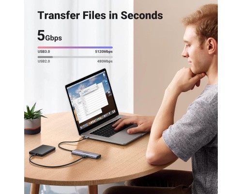 USB-хаб UGREEN 4-Port USB-C Hub (UGR-15395) USB-хаб UGREEN 4-Port USB-C Hub (UGR-15395)