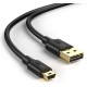 Кабель UGREEN USB 2.0 A Male to Mini 5 Pin Male Cable 0.5m (Black) (UGR-10354)