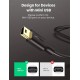 Кабель UGREEN USB 2.0 A Male to Mini 5 Pin Male Cable 0.5m (Black) (UGR-10354)