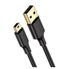 Кабель UGREEN USB 2.0 A Male to Mini 5 Pin Male Cable 2m (Black) (UGR-30472)