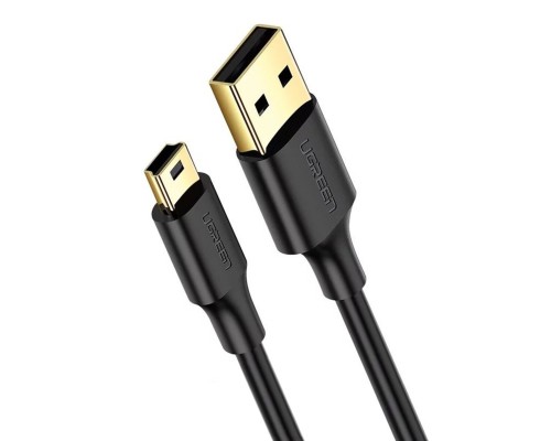 Кабель UGREEN USB 2.0 A Male to Mini 5 Pin Male Cable 2m (Black) (UGR-30472)