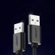 Кабель UGREEN USB 2.0 A Male to A Male Cable 1.5m (Black) (UGR-10310)