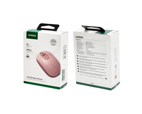 Маніпулятор миша UGREEN 2.4G Wireless Mouse Cherry Pink (UGR-90686) Маніпулятор миша UGREEN 2.4G Wireless Mouse Cherry Pink (UGR-90686)