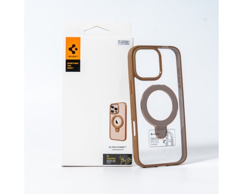 Чохол для смартфона Spigen AAA Magnetic Ring for Apple iPhone 16 Pro Brown (SPGMGRING16ProBrown) Чохол для смартфона Spigen AAA Magnetic Ring for Apple iPhone 16 Pro Brown (SPGMGRING16ProBrown)