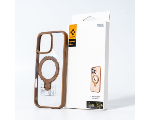Чохол для смартфона Spigen AAA Magnetic Ring for Apple iPhone 16 Pro Brown (SPGMGRING16ProBrown) Чохол для смартфона Spigen AAA Magnetic Ring for Apple iPhone 16 Pro Brown (SPGMGRING16ProBrown)