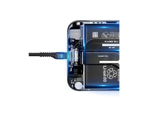 Кабель Baseus Fish eye Spring Data Cable For Type-C 3A 1M Black (CATSR-01) Кабель Baseus Fish eye Spring Data Cable For Type-C 3A 1M Black (CATSR-01)