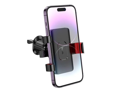 Автотримач для телефона HOCO H21 Dragon automatic clamp car holder(air outlet) Red Black (6942007605649) Автотримач для телефона HOCO H21 Dragon automatic clamp car holder(air outlet) Red Black (6942007605649)