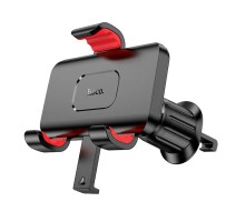 Автотримач для телефона HOCO H21 Dragon automatic clamp car holder(air outlet) Red Black (6942007605649) 